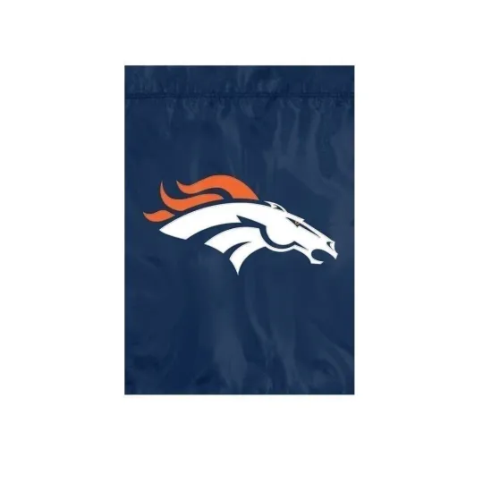 Denver Broncos Premium Garden Flag Banner Applique 12.5x18 Inch