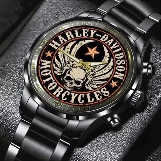 Discover Harley Motor Racing  Davidsonn Black Stainless Steel Watch For Men