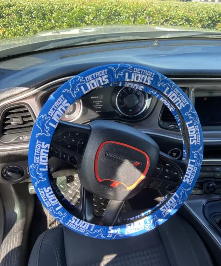 Discover LIONS Football Steering Wheel Cover for Detroit Lions Auto Accessories