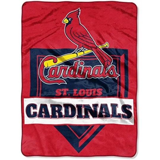St. Louis Cardinals Extra Large Blanket 60"x"80 Royal Plush Fleece