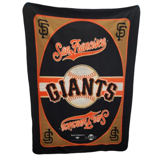 Discover San Francisco Giants Fleece Throw Blanket 44" x 60"
