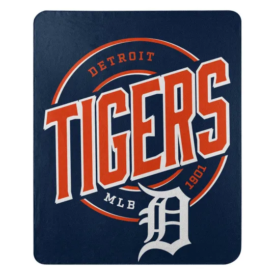 Discover The Northwest Company  Detroit Tigers Campaign Design Fleece Throw Blanket