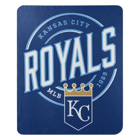 Discover Kansas City Royals Soft Fleece Throw Blanket 50" x 60"