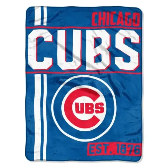 Chicago Cubs 46x60 Micro Fleece Blanket