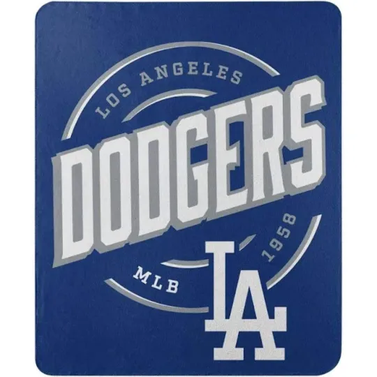 Discover Los Angeles Dodgers Campaign Design Fleece Blanket