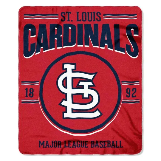 Discover St Louis Cardinals MLB Northwest 50"x60" Southpaw Fleece Throw Blanket