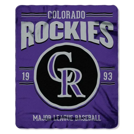 Discover Colorado Rockies MLB Northwest 50"x60" Southpaw Fleece Throw Blanket