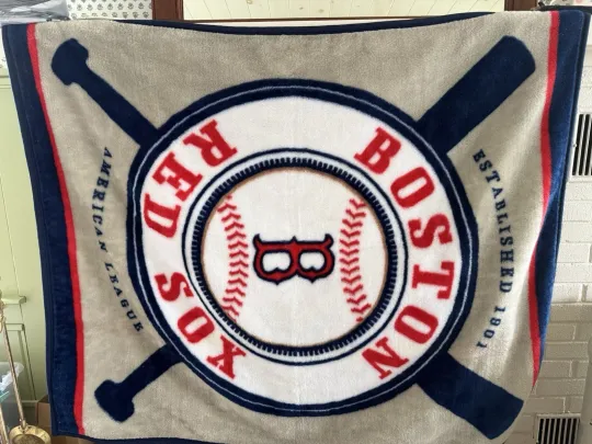 Boston Red Sox Biederlack Fleece Throw Blanket 48x60  Merchandise (2008)