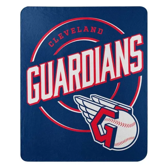 Discover Cleveland Guardians  Northwest 50"x60" Campaign Fleece Throw Blanket