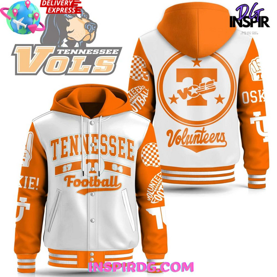 Discover Tennessee Volunteers Football Limited Hooded Varsity Jacket