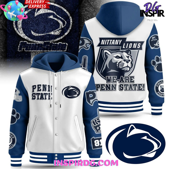 Discover Penn State Nittany Lions Limited Hooded Varsity Jacket