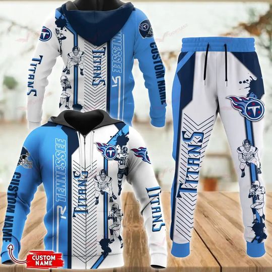Tennessee Titans Personalized Hoodie and Joggers