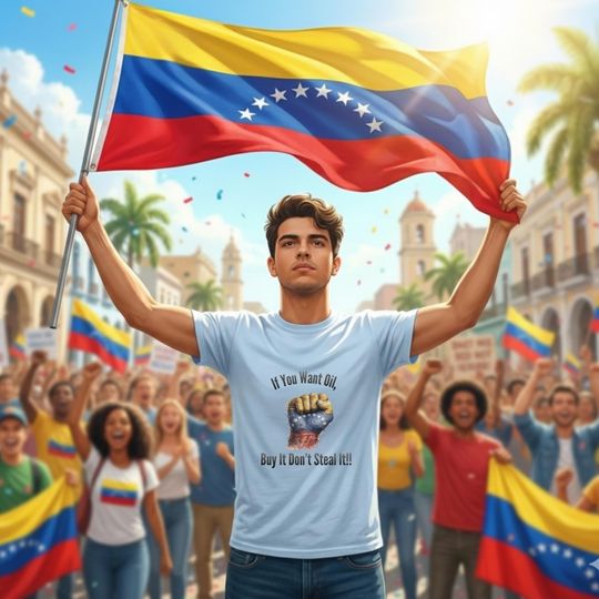 Discover If You Want Oil, Buy It Don't Steal It!, Political Shirt, Anti Trump Shirt, Anti War Shirt, Nicolas Maduro Shirt, Venezuela Shirt