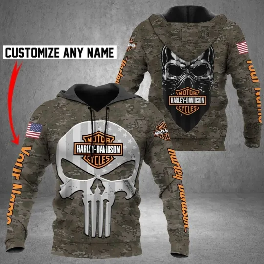 Discover Personalized Harley Motor Racing Davidsonn 3D Hoodie