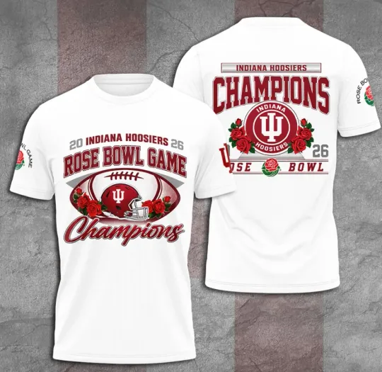 Discover Indianna Hoosi-Er Football 3D T-Shirt Fullsize