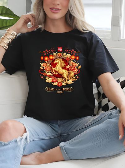 Discover 2026 Horse New Year Shirt - Lunar Family Celebration Tee