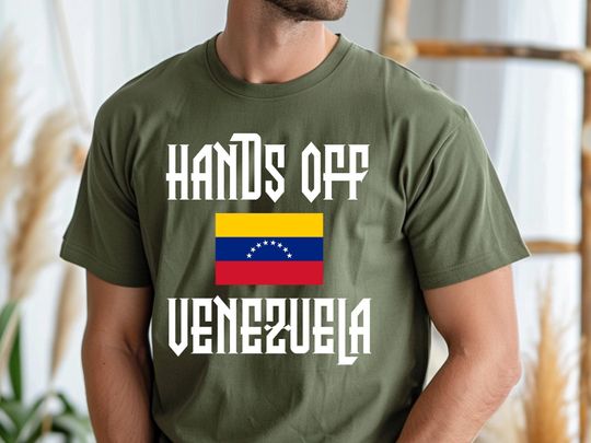 Discover Venezuela Shirt, Venezuela Pride Shirt, Hands Off Venezuelan Flag Shirt, Venezuela Freedom Shirt, Latin Heritage Shirt, South America Shirt