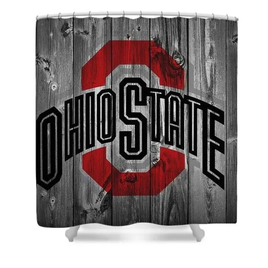 Discover Ohio State Shower Curtain Set Bathroom Set For Bathroom Decor Best Gift Friend