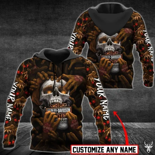 Discover Personalized Harley Motor Racing Davidsonn Lightweight Hoodie Unisex Adult S-5XL