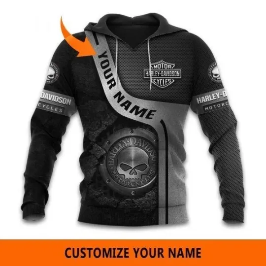 Discover Personalized Harley Motor Racing Davidsonn Lightweight Hoodie Unisex Adult S-5XL