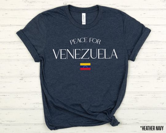 Discover Peace for Venezuela Shirt, We Stand With Venezuela Shirt, Anti War Tee, Venezuela Comfort Colors Shirt