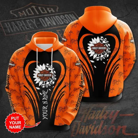 Discover Personalized Harley Motor Racing Davidsonn Lightweight Hoodie Unisex Adult S-5XL