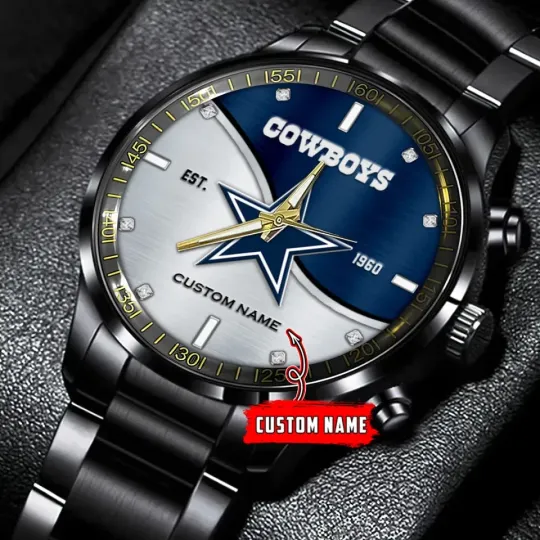 Discover Dallas Team Cowboyss Football Stainless Steel Watch