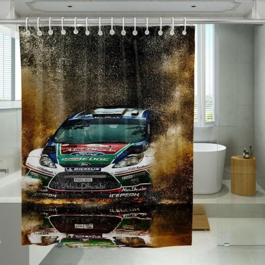 Discover Any Circuits Always Worst Car Racing Shower Curtain Set For Bathroom Decor Best