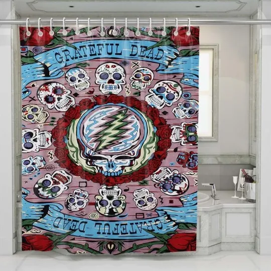 Discover Grateful Dead 2 Shower Curtain Set Bathroom Set For Bathroom Decor Best Gift