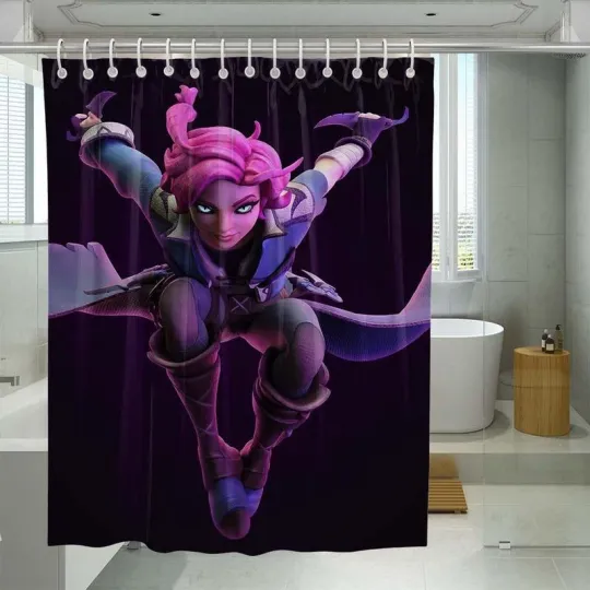 Discover Maeve Jumping Paladins Shower Curtain Set Bathroom Set For Bathroom Decor Best