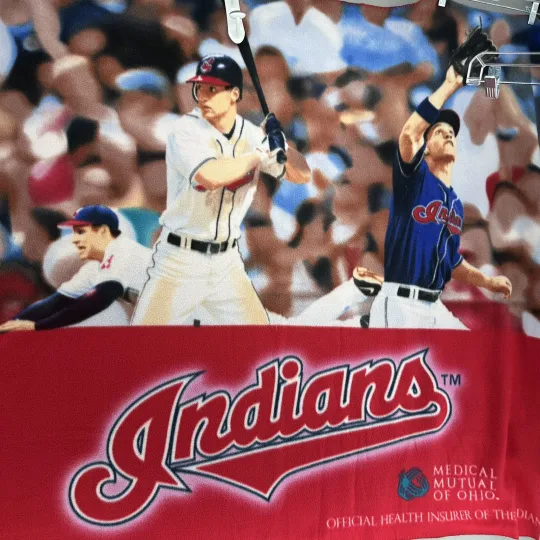 Discover 2008 Cleveland Indians Grady Sizemore MLB Baseball Fleece Blanket 56x50 Y2K