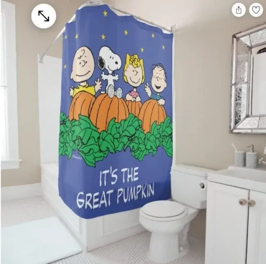 Discover Custom Snoopy Cartoon Shower Curtain Set Bathroom Set Toilet Seat Mats Best Gift