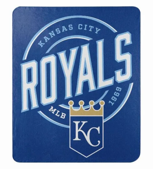 Discover Campaign Fleece Throw Blanket 50" x 60" (Kansas City Royals)