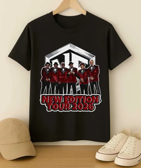 Retro New Edition Tour 2026 T-shirt, New Edition Concert T-Shirt