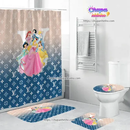 Character disney movie Shower Curtain Set Bathroom Set For Bathroom Decor Best
