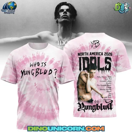 Discover YUNGBLUD North American Tour 2026 T-shirt