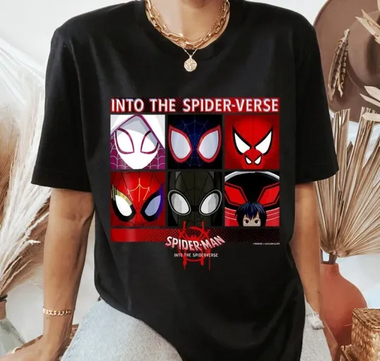 Disney Spider-Man Spiderverse T-Shirt for Men, Women, Gift for Friends