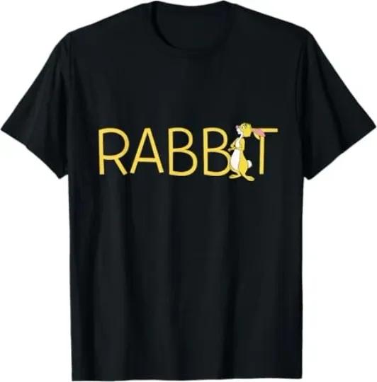 Discover Disney Winnie The Pooh Rabbit Lettering T-Shirt for Men, Women, Gift for Friends