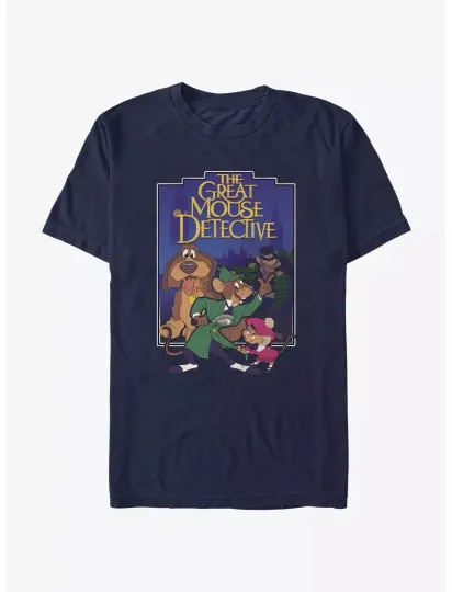 Discover Disney The Great Mouse Detective Poster T-Shirt
