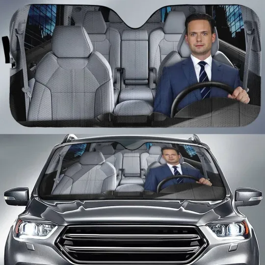 Discover Mike Ross Car Sunshade, Movie Mike Ross Car Sunshade Windshield Gift
