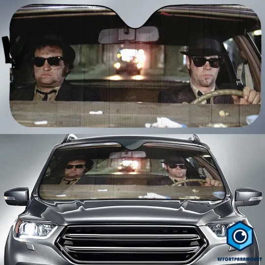 Discover The Blues Brothers Car Sun Shade, The Blues Brothers Car Windshield, Joliet