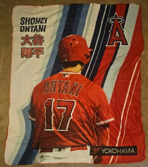 Discover Shohei Ohtani MLB Los Angeles Angeles Throw Blanket 56 x 44