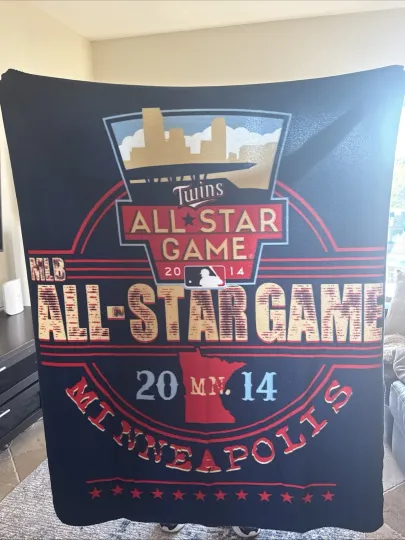 2014  All-Star Game 48x56 Fleece Throw Blanket Target Field Baseball