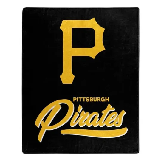 Discover Pittsburgh Pirates 50x60 Signature Design Raschel Throw Blanket [NEW] MLB Fleece