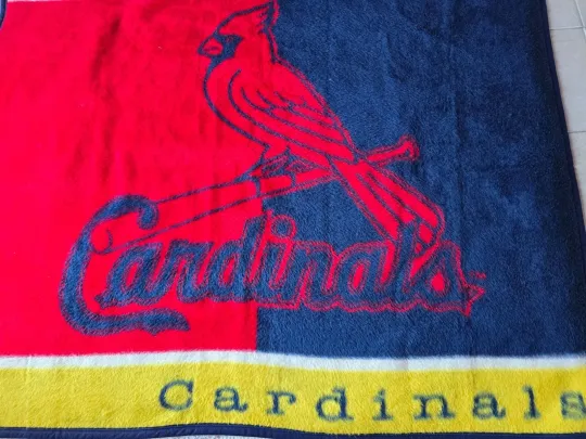 Fleece 60x50 Throw Blanket Baseball  Big Stick St Louis Cardin