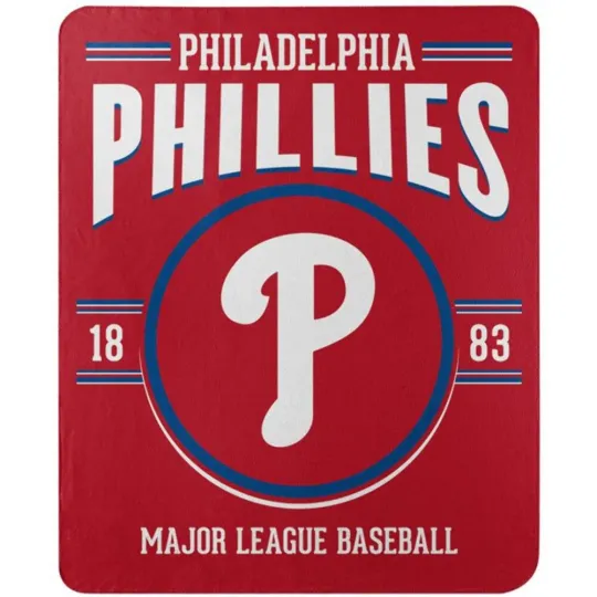 Discover Philadelphia Phillies Southpaw Design Fleece Blanket