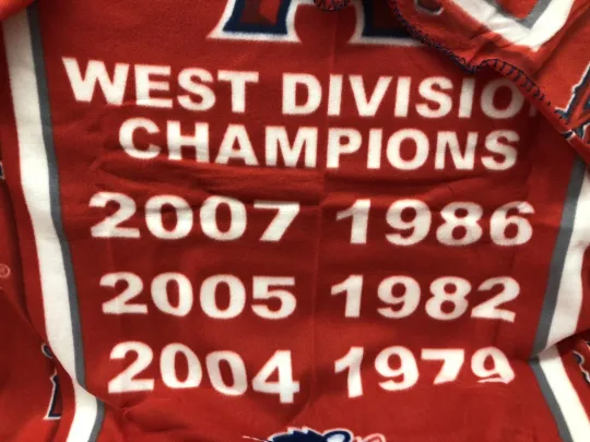 Discover NEW Los Angeles Angels MLB Fleece Blanket 50"x60" Stadium West Division Champs