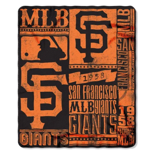 San Francisco Giants Fleece Throw Blanket