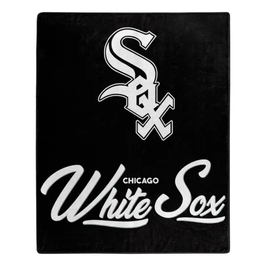 Chicago White Sox 50x60 Signature Design Raschel Throw Blanket [NEW]  Fleece
