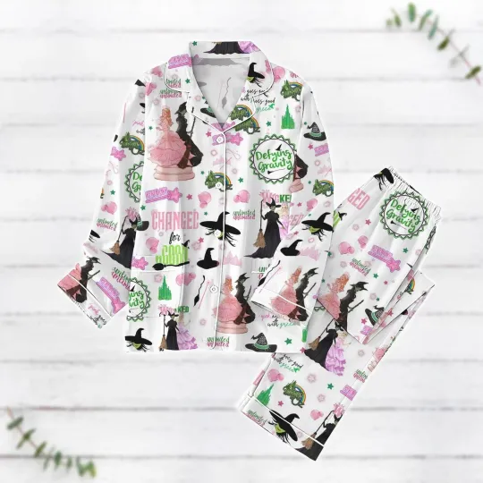 Discover Wicked Movie Pajamas Set, Wicked Musical Pajamas, Broadway Musical Pajamas